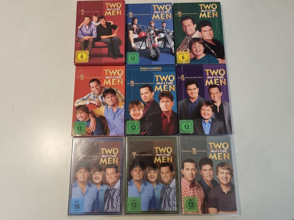 (Bild für) DVD Two and a half Men - Staffel 1 - 8 - zum Schließen ins Bild klicken