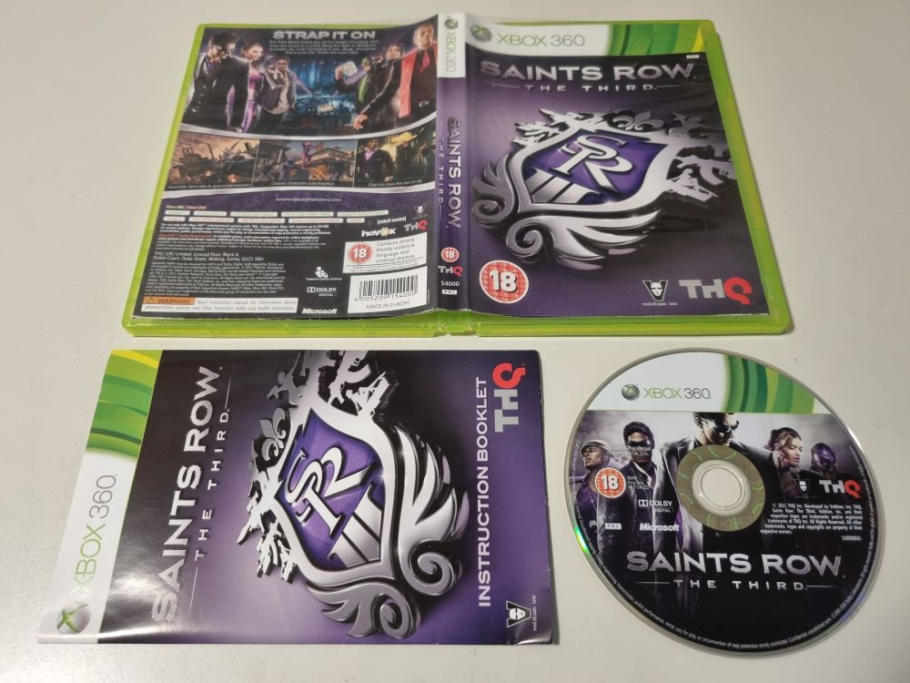 Xbox 360 Saints Row The Third 81296 3.99