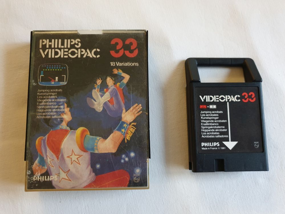 (Bild für) Videopac 33 - Jumping acrobats - zum Schließen ins Bild klicken