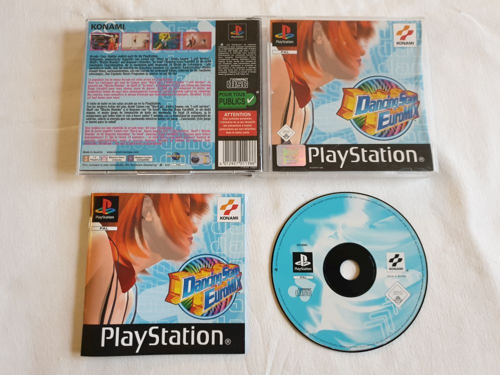 (Bild für) PS1 Dancing Stage Euromix - zum Schließen ins Bild klicken