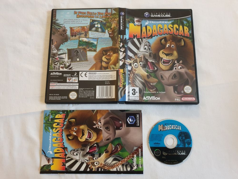 madagascar gamecube disc