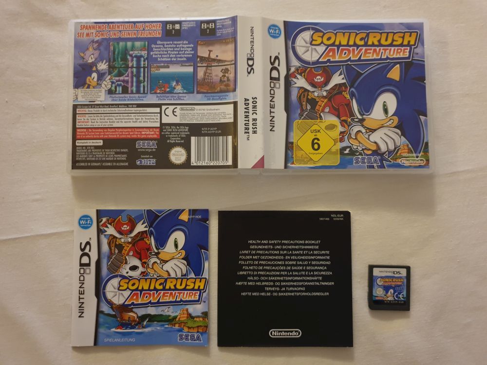 DS Sonic Rush Adventure EUR - zum Schließen ins Bild klicken