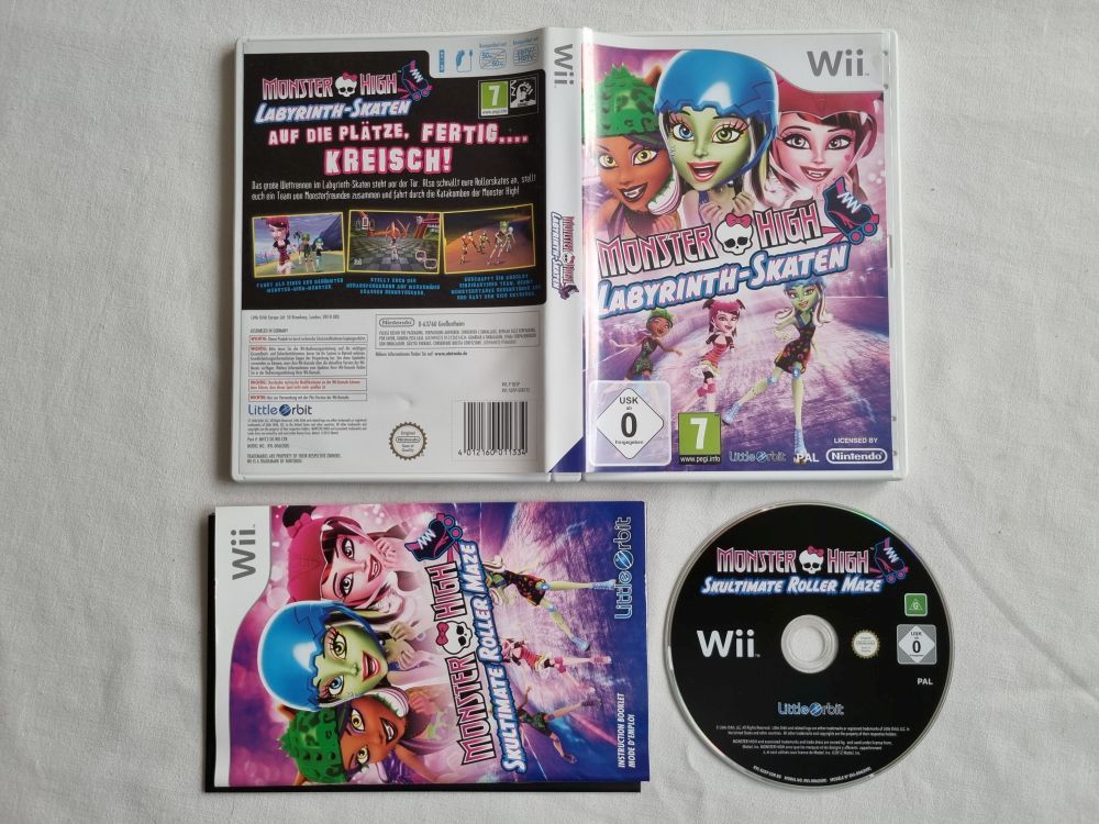 Wii Monster High - Labyrinth-Skaten GER - zum Schließen ins Bild klicken