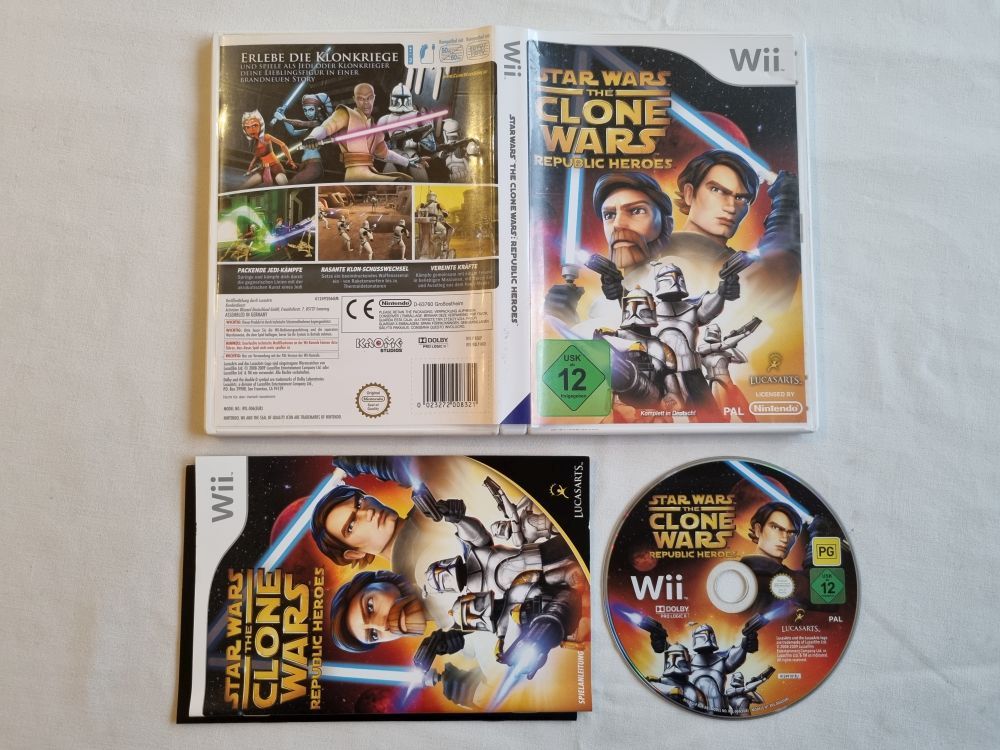 (Bild für) Wii Star Wars The Clone Wars Republic Heroes GER - zum Schließen ins Bild klicken
