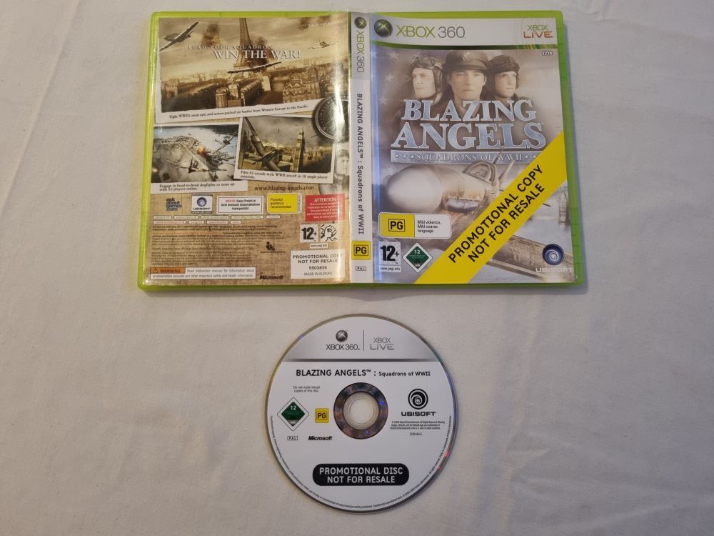 Xbox 360 Blazing Angels: Squadrons of WWII - Promotional Copy - zum Schließen ins Bild klicken