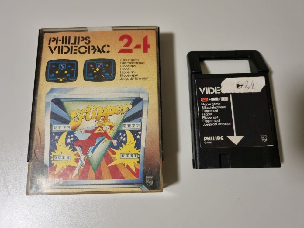 Videopac 24 - Flipper game - zum Schließen ins Bild klicken