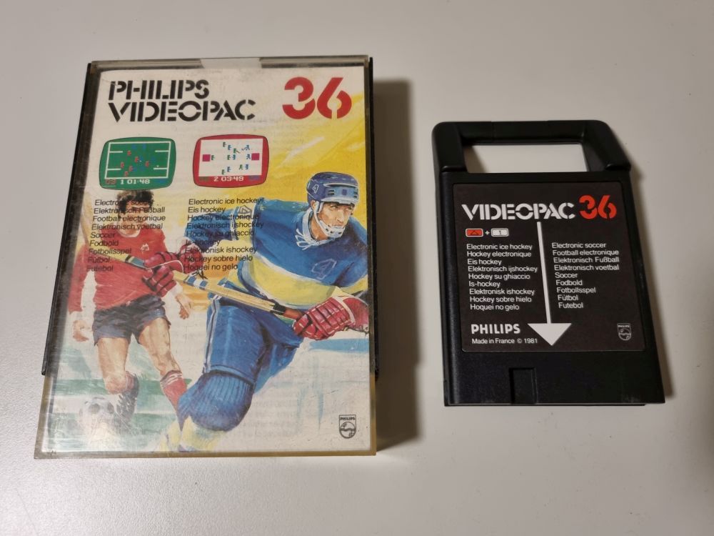 (Bild für) Videopac 36 - Electronic Soccer & Ice Hockey - zum Schließen ins Bild klicken