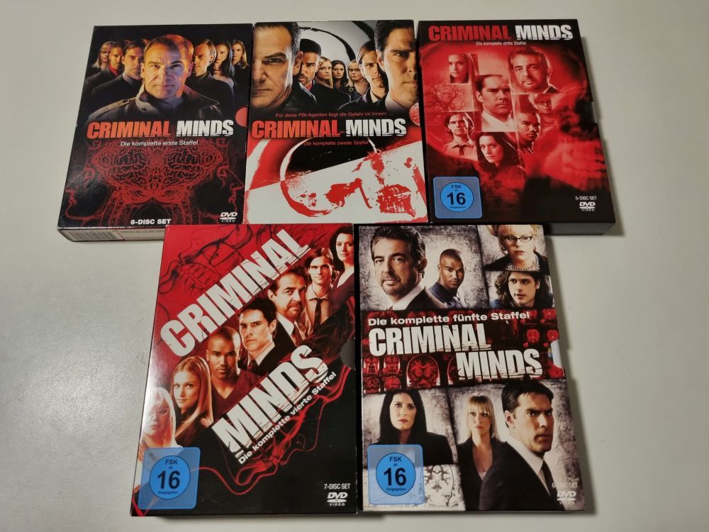 (Bild für) DVD Criminal Minds - Staffel 1-5 - zum Schließen ins Bild klicken