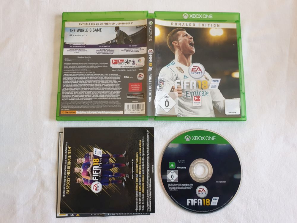 Xbox One Fifa 18 - Ronaldo Edition - zum Schließen ins Bild klicken