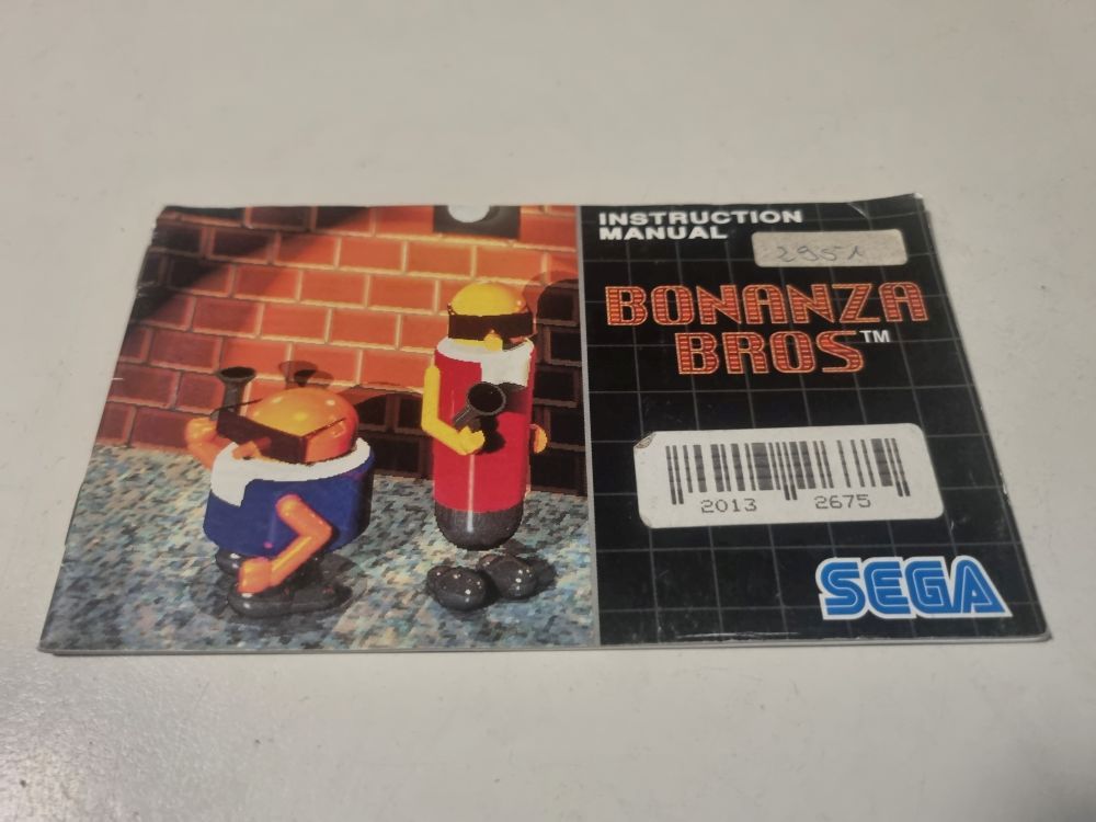 (Bild für) MD Bonanza Bros Anleitung - zum Schließen ins Bild klicken