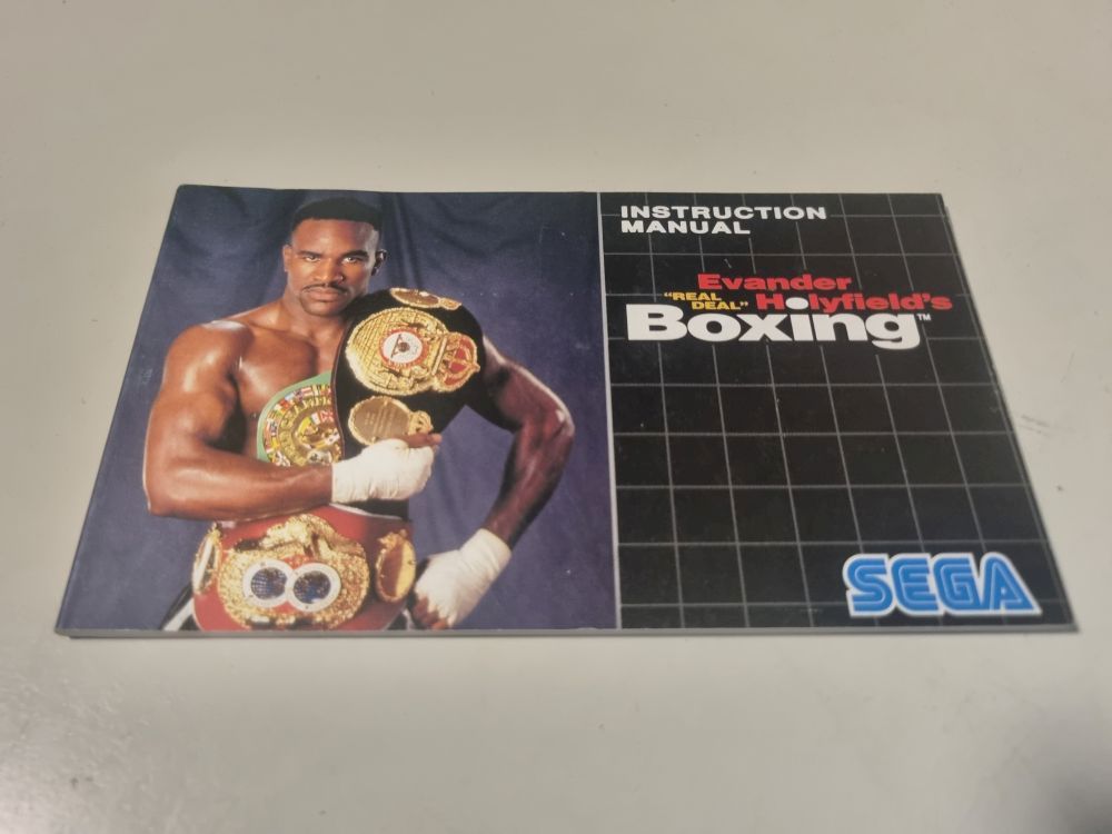 (Bild für) MD Evander Holyfield's Boxing Anleitung - zum Schließen ins Bild klicken