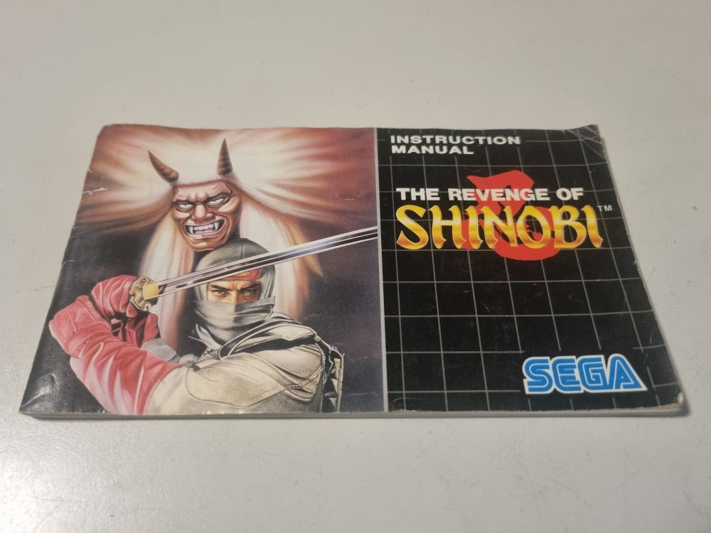 (Bild für) MD The Revenge of Shinobi Anleitung - zum Schließen ins Bild klicken