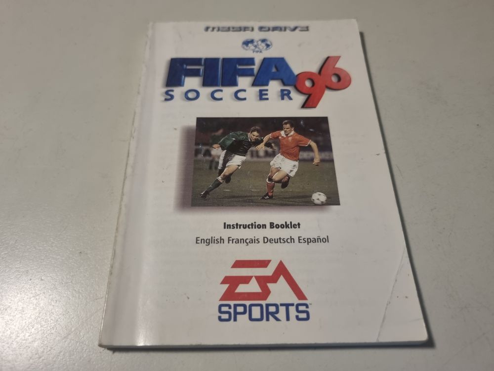 (Bild für) MD Fifa Soccer 96 Anleitung - zum Schließen ins Bild klicken