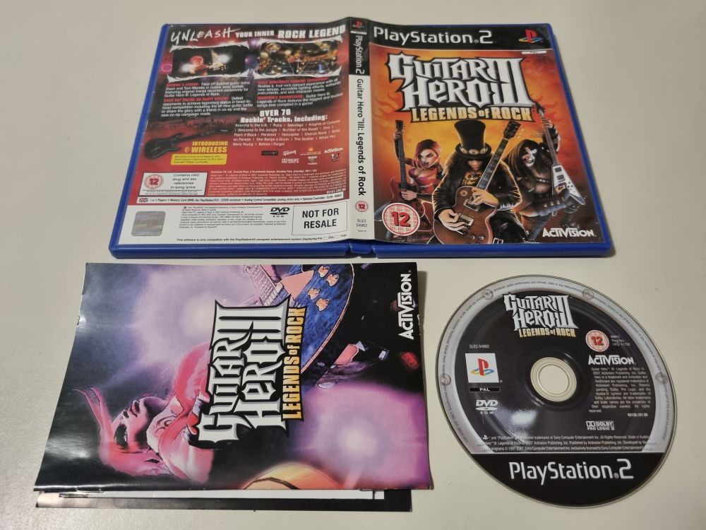 PS2 Guitar Hero III: Legends of Rock - zum Schließen ins Bild klicken