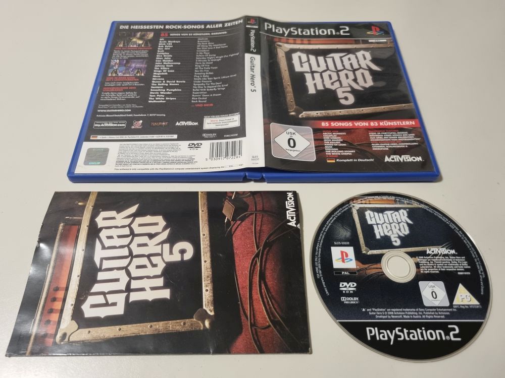 PS2 Guitar Hero 5 - zum Schließen ins Bild klicken