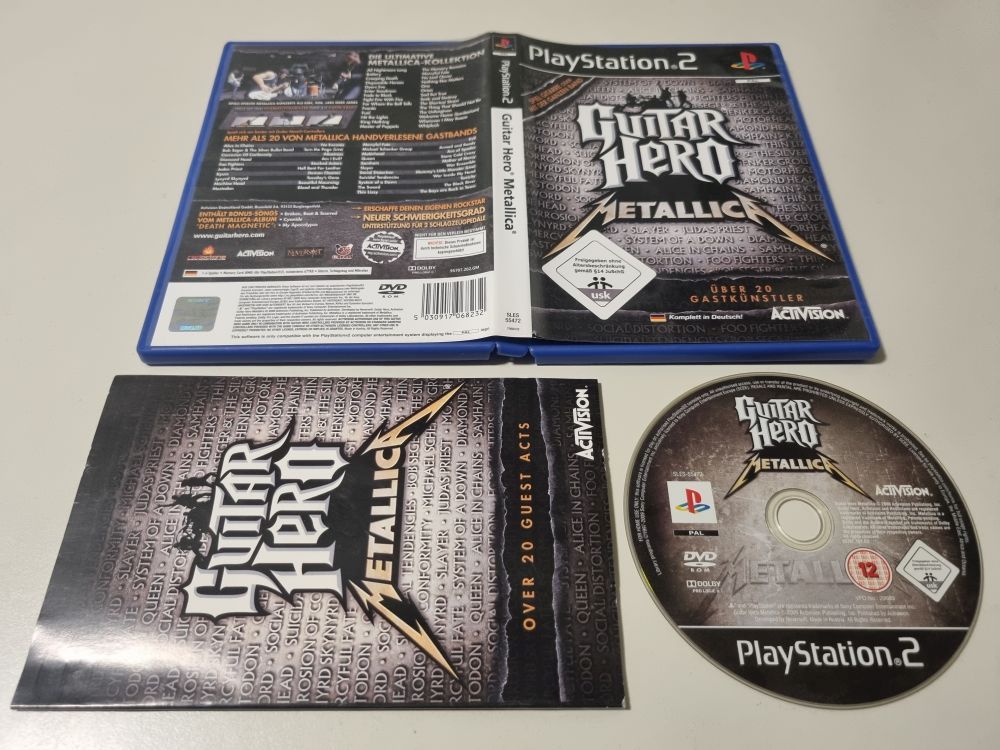 PS2 Guitar Hero - Metallica - zum Schließen ins Bild klicken