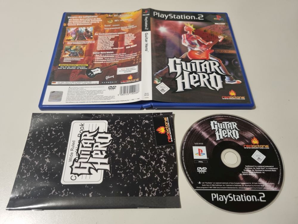 PS2 Guitar Hero - zum Schließen ins Bild klicken