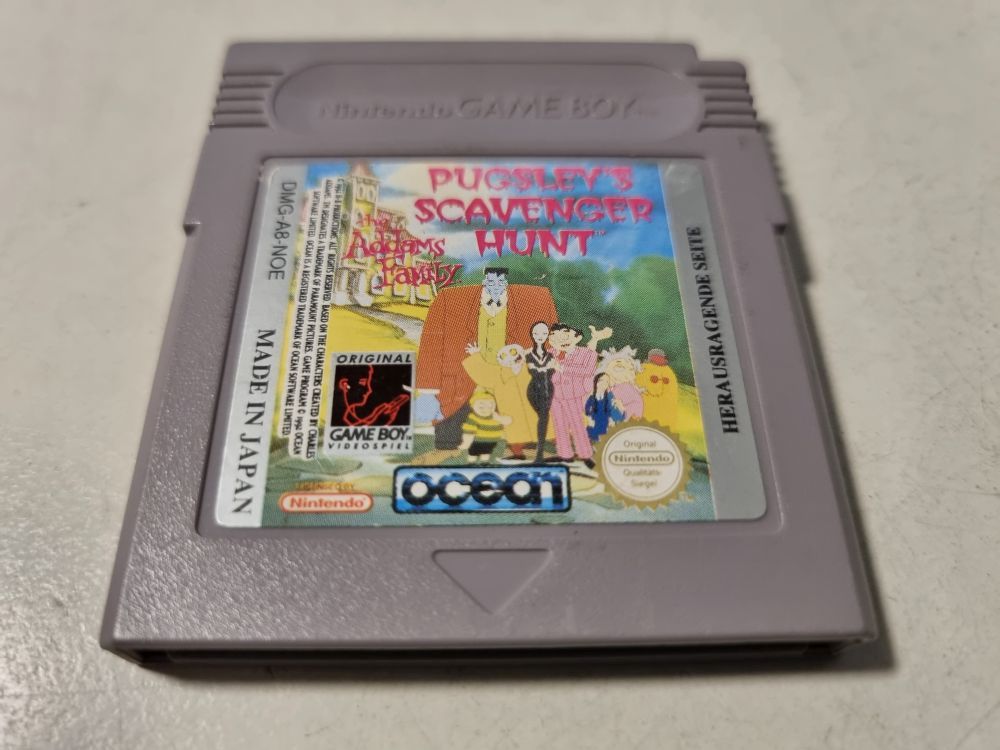 (Bild für) GB The Addams Family - Pugsley's Scavenger Hunt NOE - zum Schließen ins Bild klicken