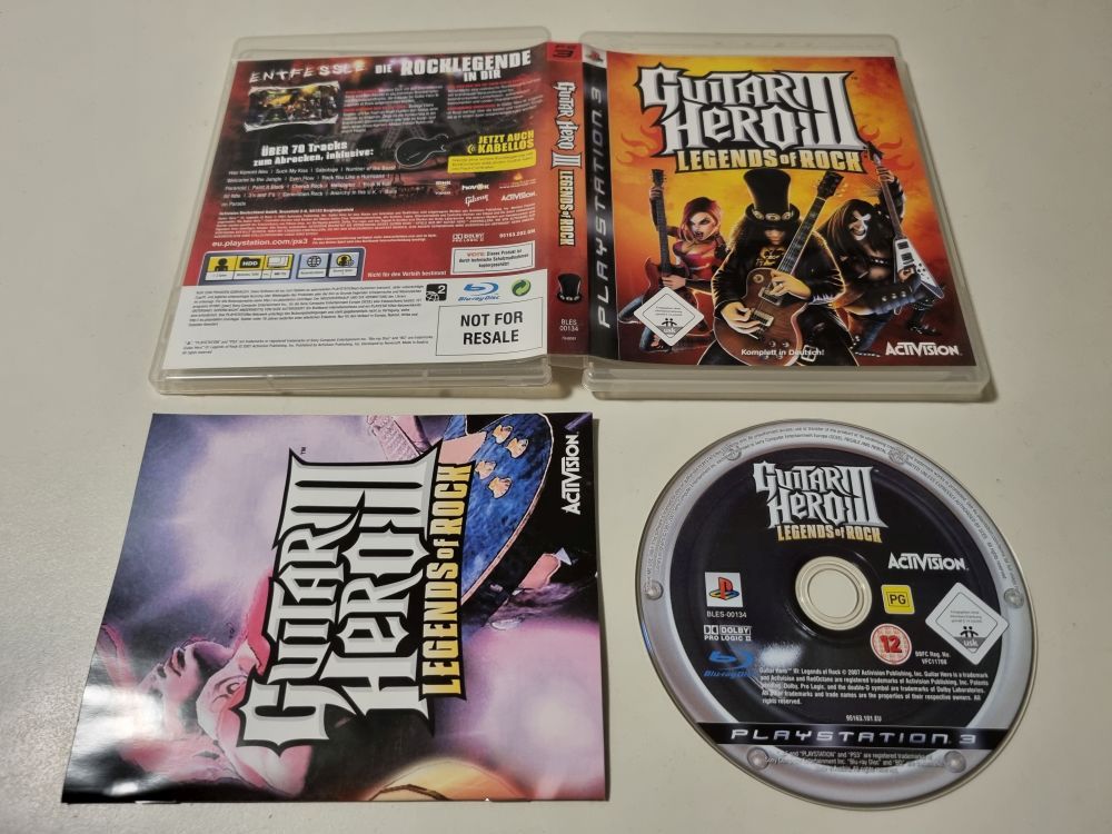 PS3 Guitar Hero III - Legends of Rock - zum Schließen ins Bild klicken