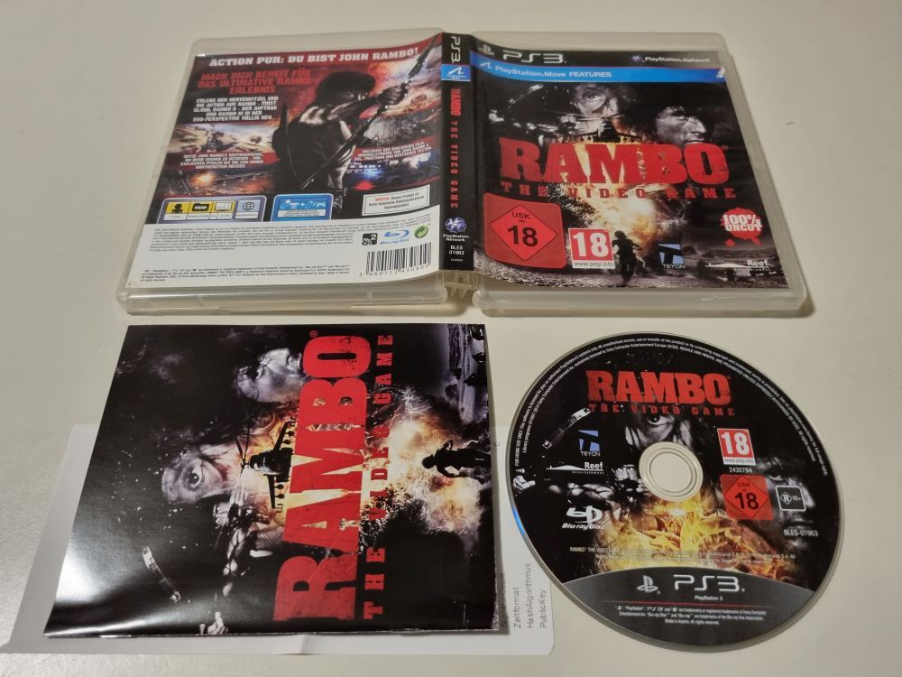 PS3 Rambo - The Video Game - Click Image to Close