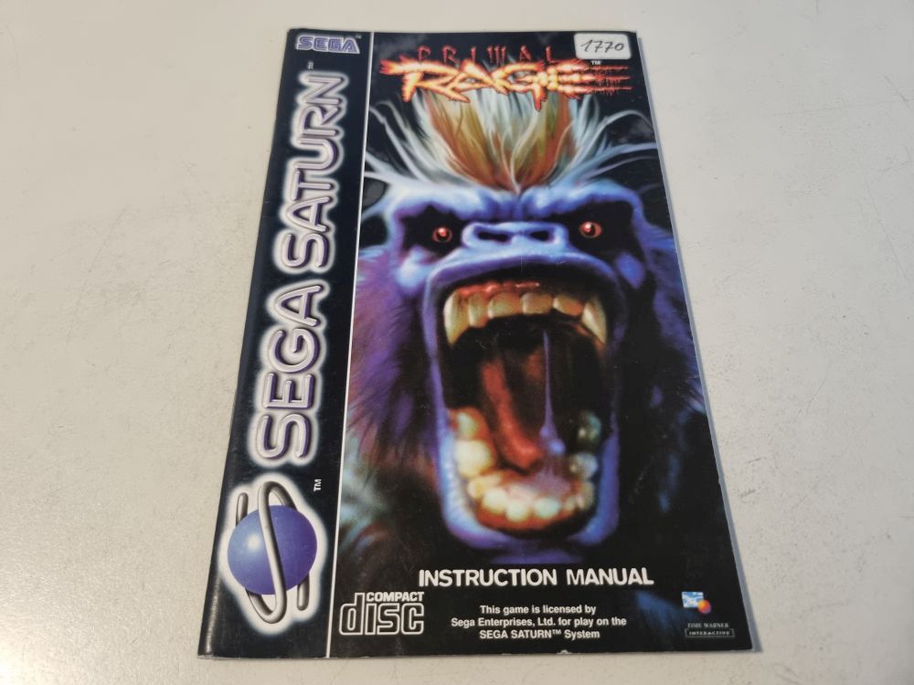 (Bild für) SAT Primal Rage Anleitung - zum Schließen ins Bild klicken