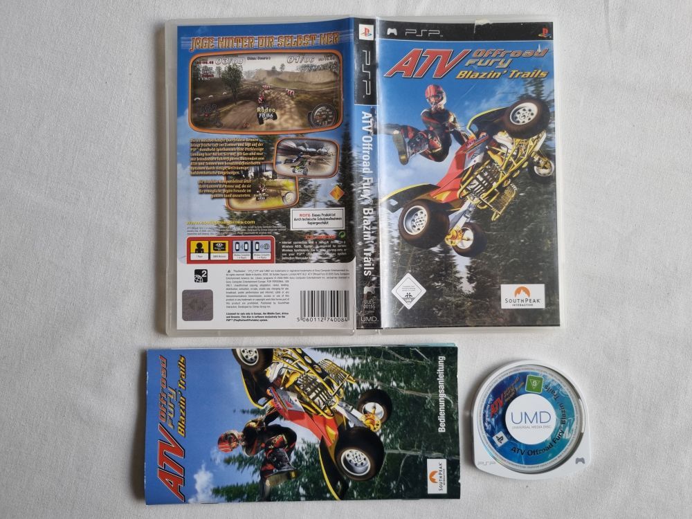 PSP ATV Offroad Fury - Blazin' Trails - zum Schließen ins Bild klicken