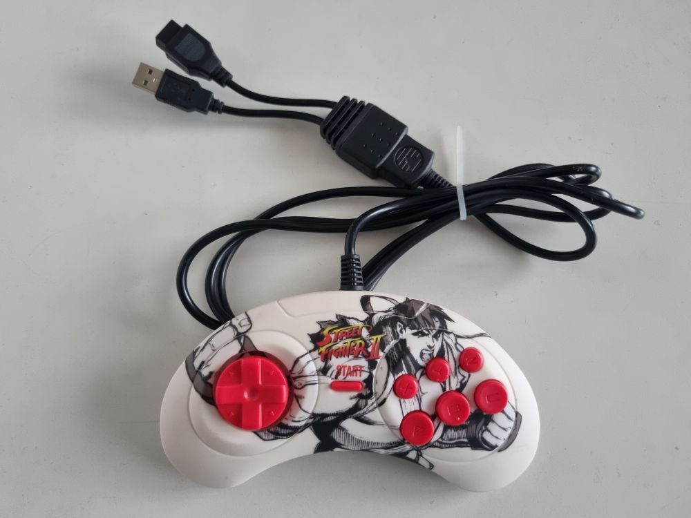 (Bild für) MD Dual Link Controller - Retro-Bit- Street Fighter II - zum Schließen ins Bild klicken