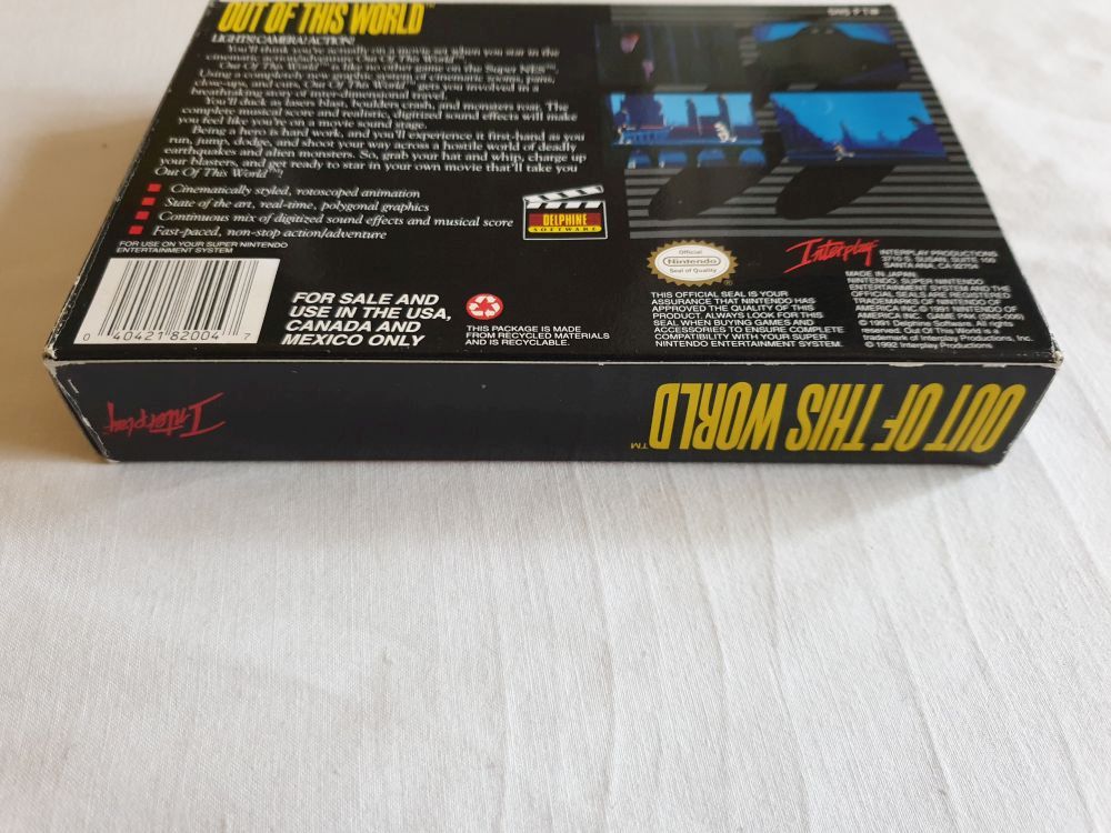 SNES Out of this World USA [62137] - €59.99 