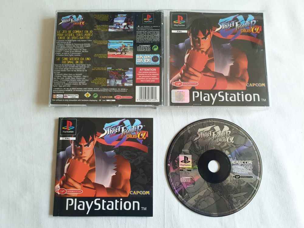 (Bild für) PS1 Street Fighter Ex Plus Alpha - zum Schließen ins Bild klicken