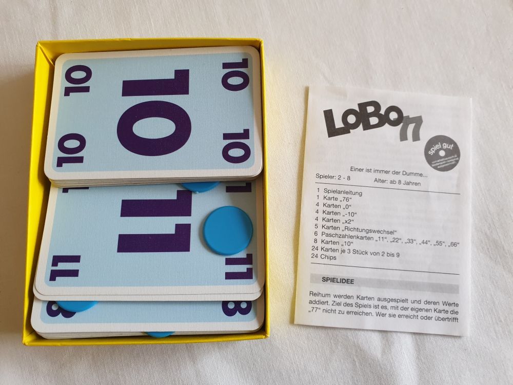 Lobo 77 Card Game 