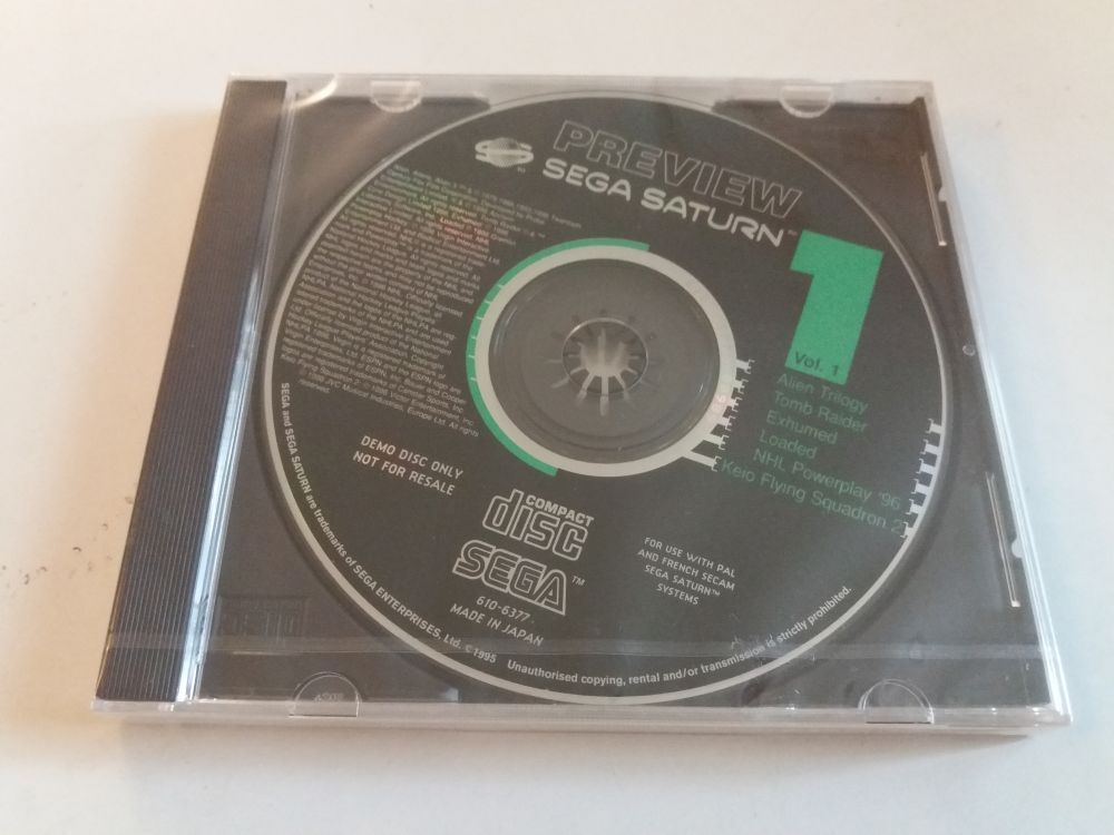 (Bild für) SAT Preview Disc Sega Saturn Vol. 1 - zum Schließen ins Bild klicken