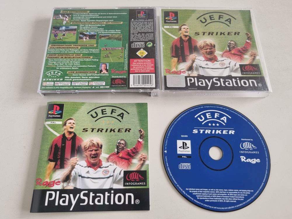 (Bild für) PS1 UEFA Striker - zum Schließen ins Bild klicken