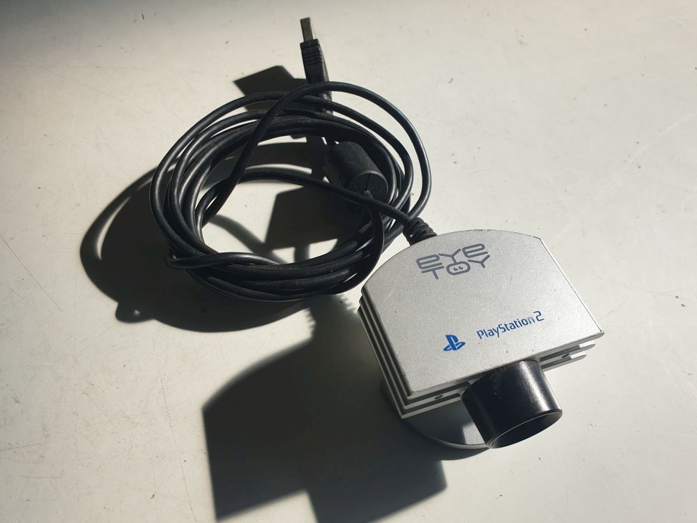 (Bild für) PS2 Eye Toy Camera Silver - zum Schließen ins Bild klicken