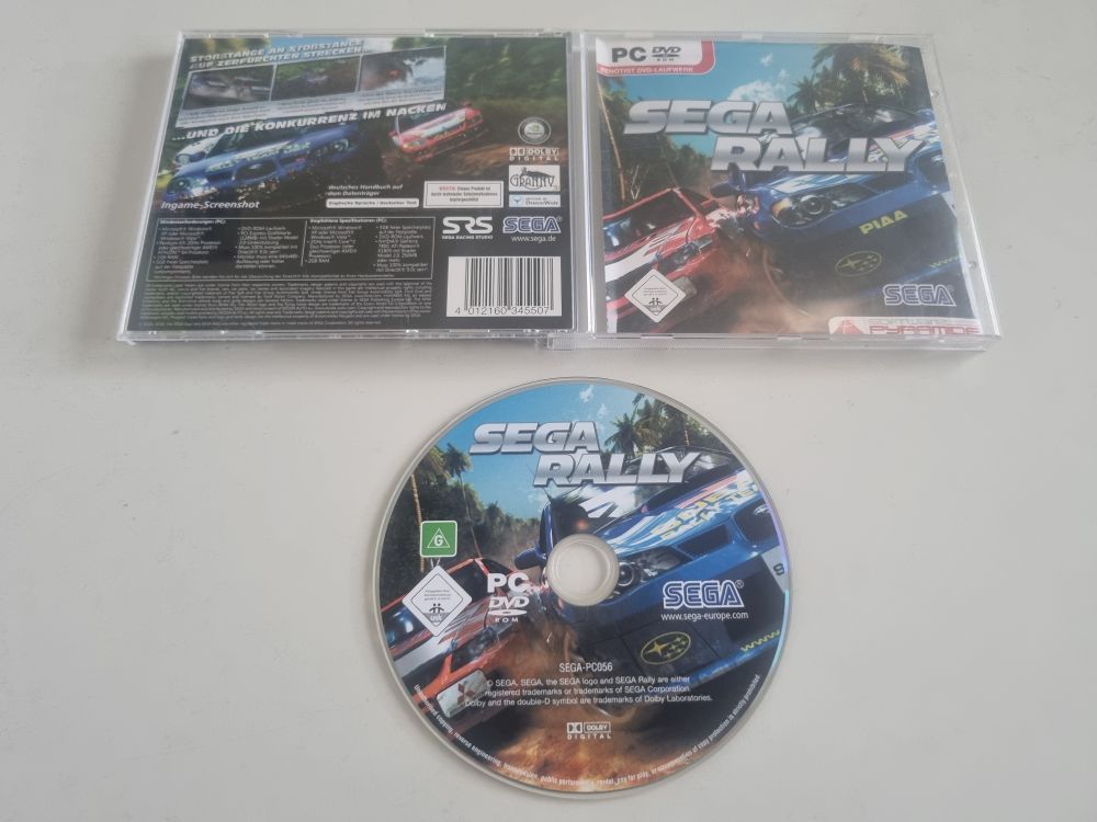 PC Sega Rally - zum Schließen ins Bild klicken