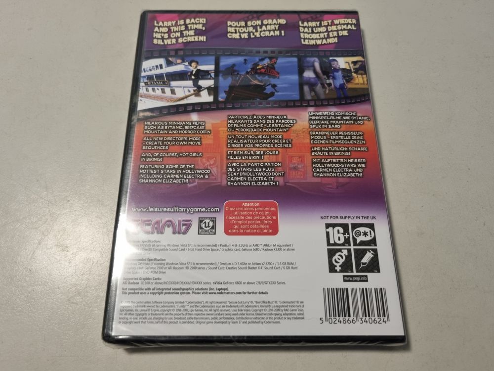 PC Leisure Suit Larry - Box Office Bust - zum Schließen ins Bild klicken