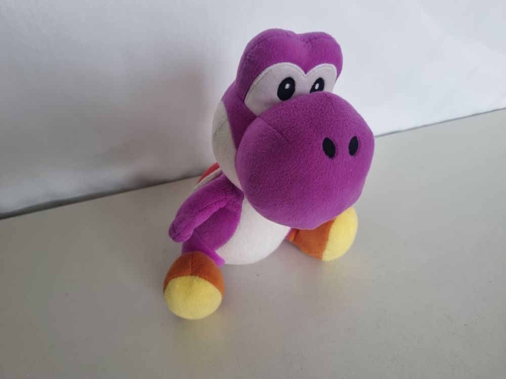(Bild für) Stofftier Lila Yoshi - zum Schließen ins Bild klicken