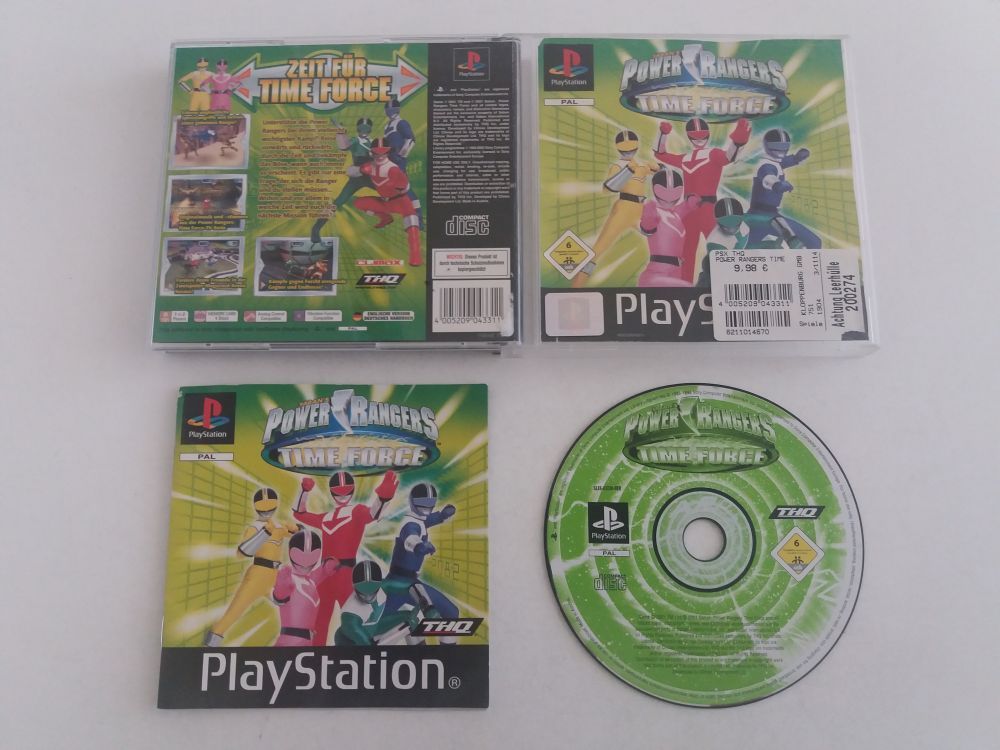 (Bild für) PS1 Power Rangers - Time Force - zum Schließen ins Bild klicken