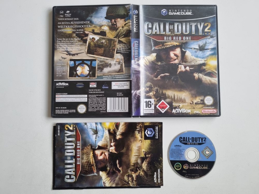 Call of duty 2 best sale big red one gamecube