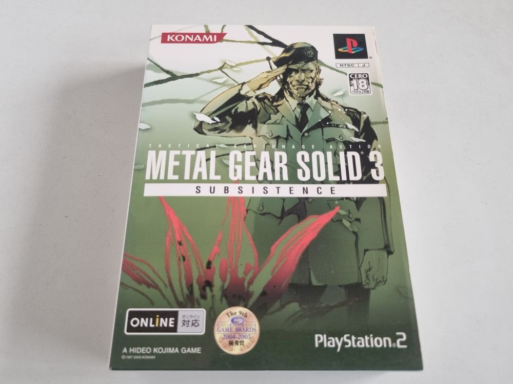 PS2 Metal Gear Solid 3 - Subsistence - Limited Edition - Click Image to Close