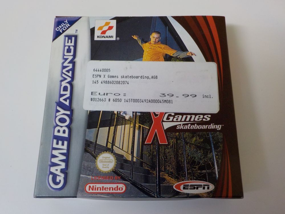 GBA XGames Skateboarding EUR - zum Schließen ins Bild klicken