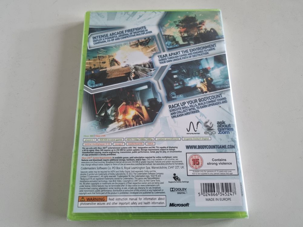 Xbox 360 Bodycount - zum Schließen ins Bild klicken