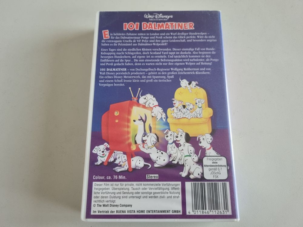 VHS 101 Dalmatiner - Click Image to Close