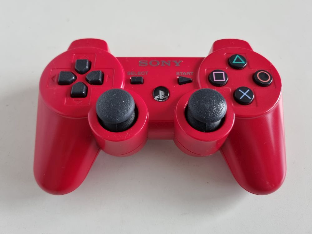 (Bild für) PS3 Dualshock 3 Wireless Controller Rot - zum Schließen ins Bild klicken