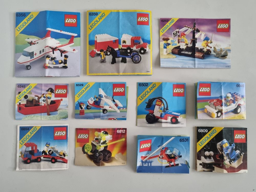 Lego Mixed Manuals - Click Image to Close
