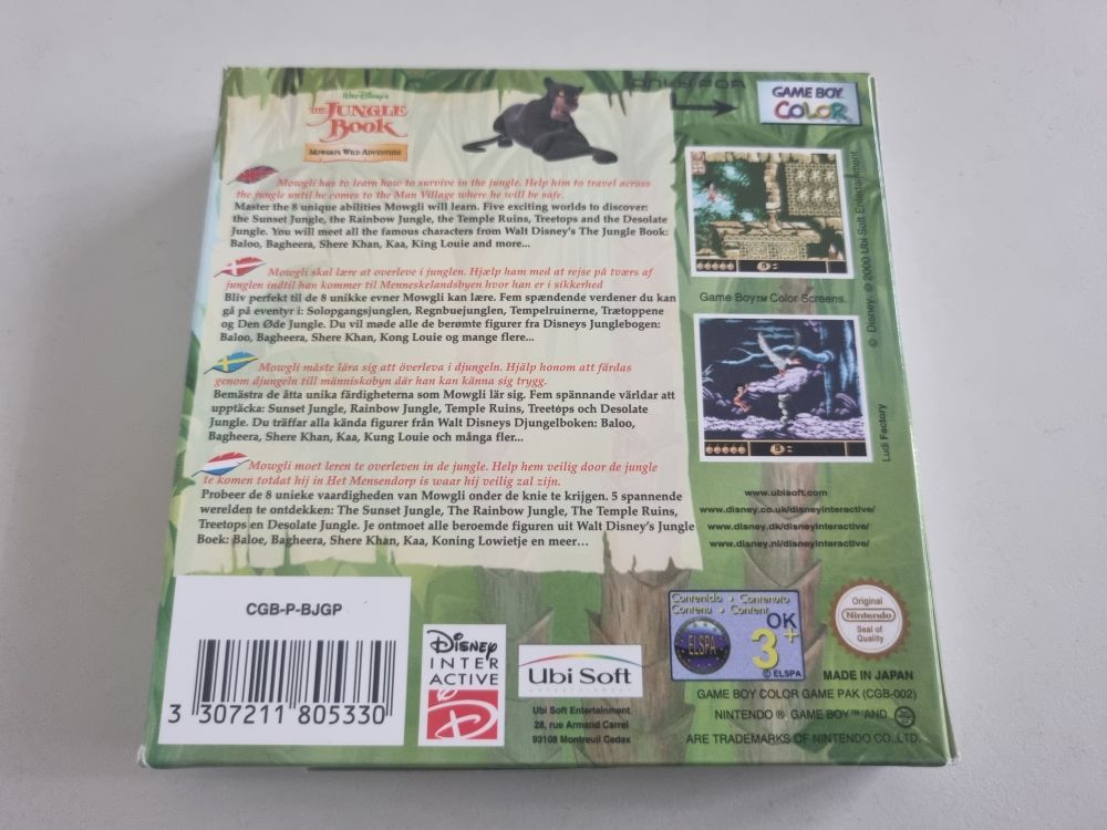 GBC The Jungle Book - Mowgli's Wild Adventure EUR - Click Image to Close