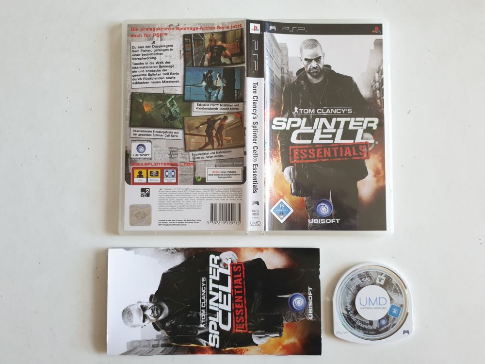 PSP Tom Clancy's Splinter Cell Essentials - zum Schließen ins Bild klicken