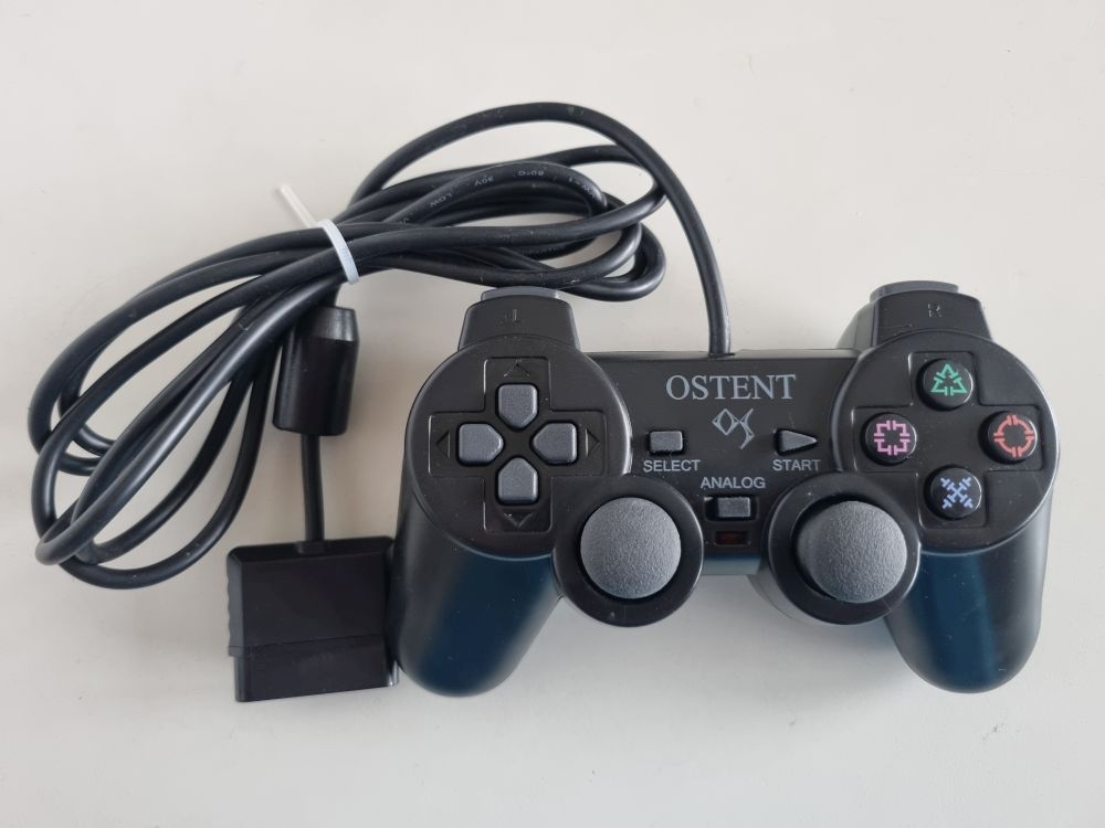 (Bild für) PS2 Analog Controller Ostent - Schwarz - zum Schließen ins Bild klicken
