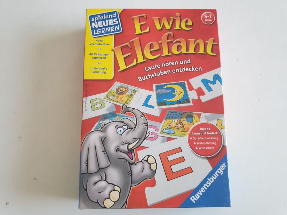 E wie Elefant - zum Schließen ins Bild klicken