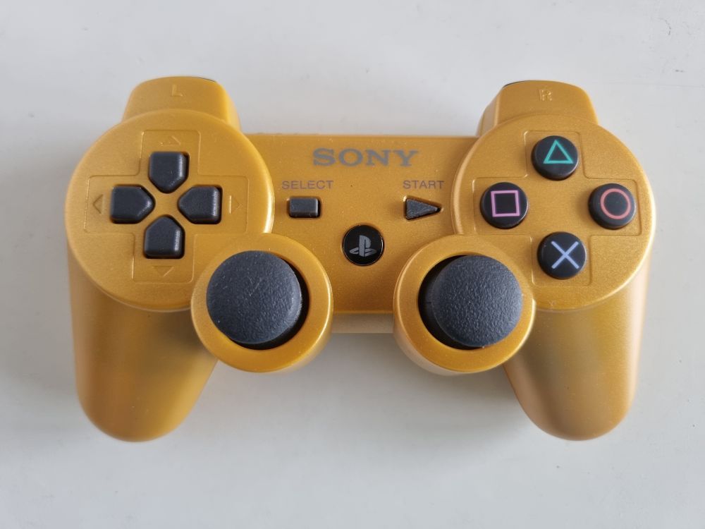 (Bild für) PS3 Wireless Controller Dualshock 3 - Orange - zum Schließen ins Bild klicken