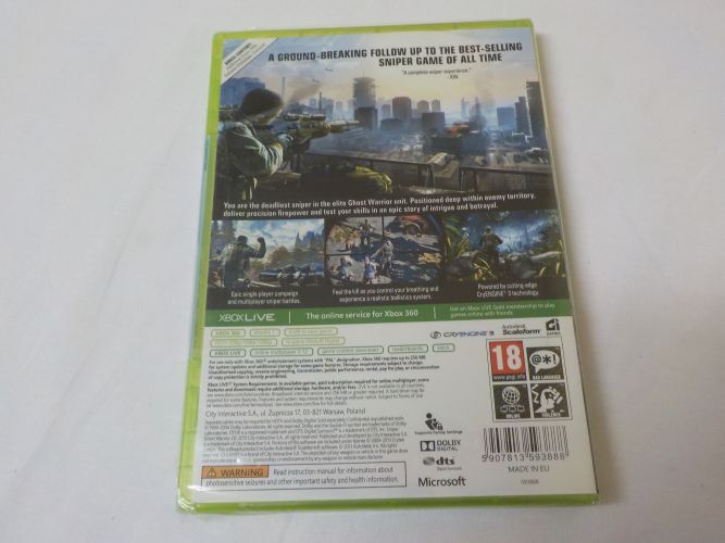 Xbox 360 Sniper 2 Ghost Warrior Limited Edition - zum Schließen ins Bild klicken